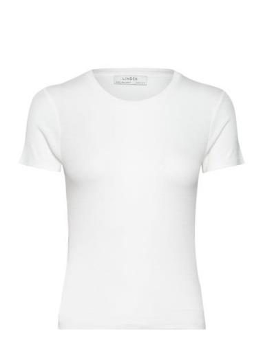 Top Helga Tops T-shirts & Tops Short-sleeved White Lindex