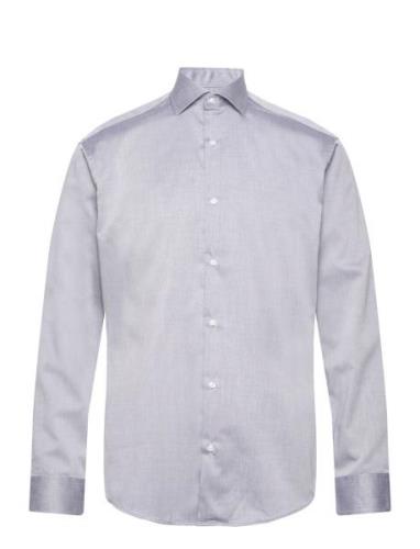 Seven Seas Fine Twill | Modern Tops Shirts Business Grey Seven Seas Co...