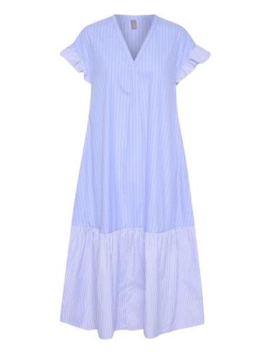 Cucia Sleeveles Striped Dress Maksimekko Juhlamekko Blue Culture