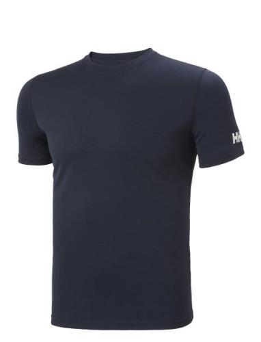 Hh Tech T-Shirt Sport T-shirts Short-sleeved Navy Helly Hansen
