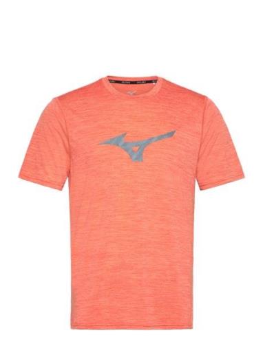 Core Rb Tee Sport T-shirts Short-sleeved Orange Mizuno