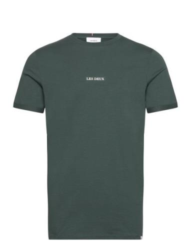 Lens T-Shirt - Seasonal Tops T-shirts Short-sleeved Khaki Green Les De...