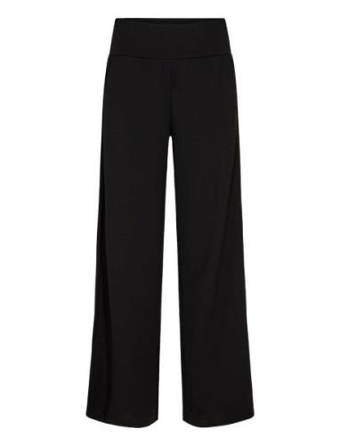 Sc-Siham Bottoms Trousers Wide Leg Black Soyaconcept