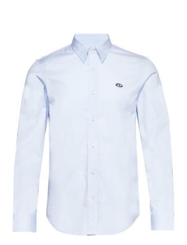 S-Benny-A Shirt Tops Shirts Casual Blue Diesel