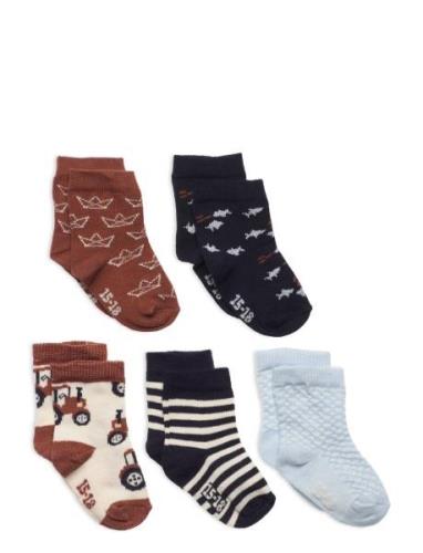 Socks W. Pattern Sukat Multi/patterned Minymo