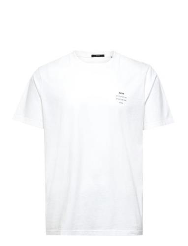 Organic Neuw Band Tee Tops T-shirts Short-sleeved White NEUW
