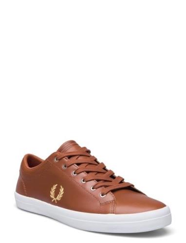 Baseline Leather Matalavartiset Sneakerit Tennarit Brown Fred Perry