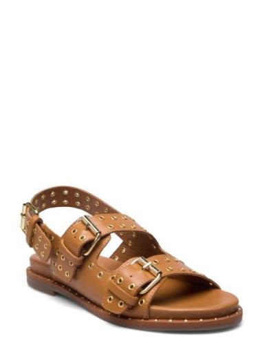 Sandal Matalapohjaiset Sandaalit Brown Sofie Schnoor