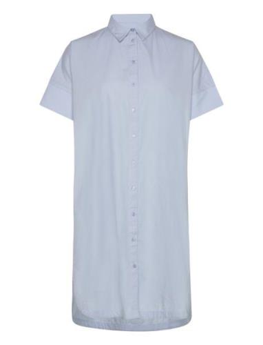 Slfblair 2/4 Short Shirt Dress Noos Lyhyt Mekko Blue Selected Femme