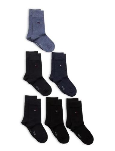 Th Children Sock Th Basic 6P Ecom Sukat Black Tommy Hilfiger