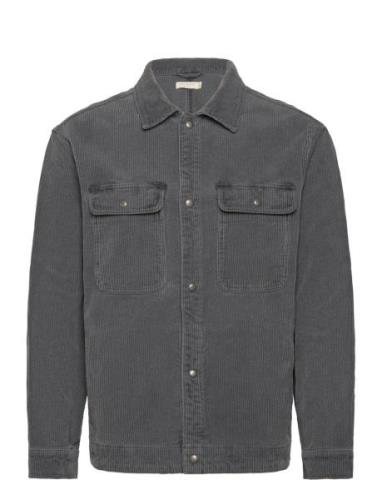 Castleford Shirt Tops Shirts Casual Grey AllSaints