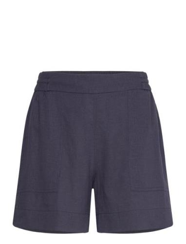 Lineafv Work Shorts Bottoms Shorts Casual Shorts Navy FIVEUNITS