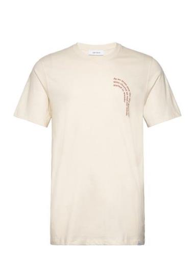 Coastal T-Shirt Tops T-shirts Short-sleeved Cream Les Deux