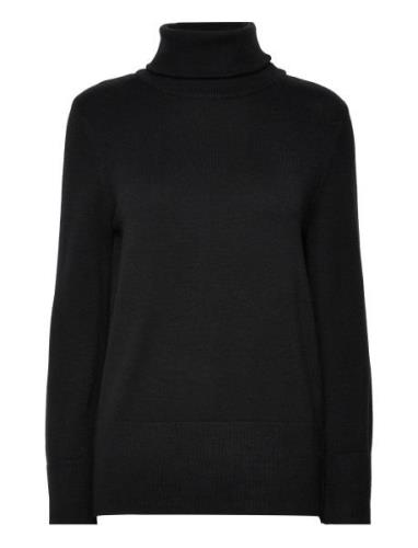 Onlfia Ls Rollneck Knt Tops Knitwear Turtleneck Black ONLY