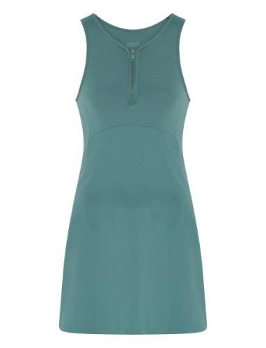 Dylan Tank Dress, Zip Front Lyhyt Mekko Green Girlfriend Collective