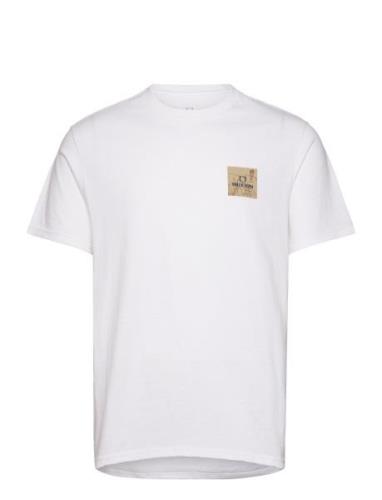 Alpha Square S/S Stt Tops T-shirts Short-sleeved White Brixton