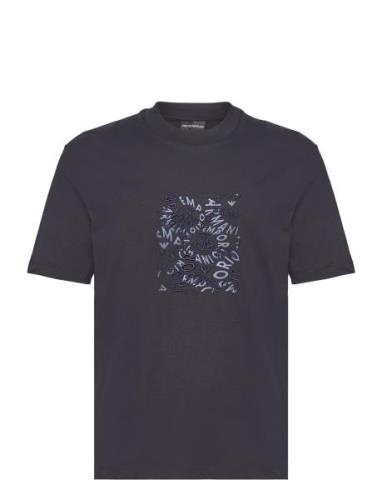 T-Shirt Designers T-shirts Short-sleeved Navy Emporio Armani