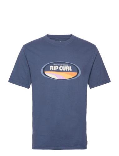 Surf Revival Mumma Tee Sport T-shirts Short-sleeved Navy Rip Curl