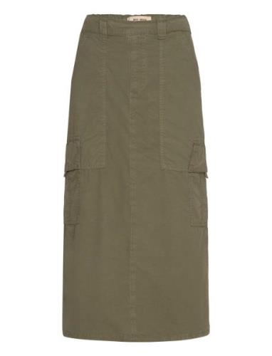 Mmbreden Cargo Skirt Polvipituinen Hame Green MOS MOSH