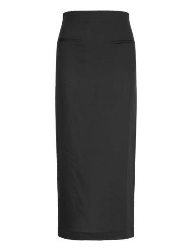 Rhee Midi Skirt Polvipituinen Mekko Black Bardot
