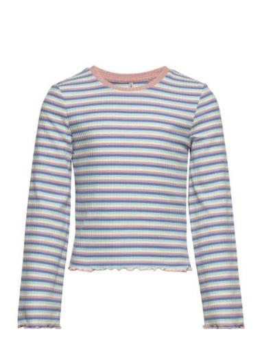 Kmgjolla L/S Top Jrs Tops T-shirts Long-sleeved T-shirts Multi/pattern...