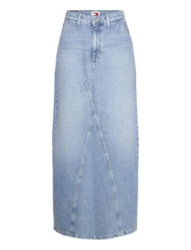 Claire Hgh Maxi Skirt Ch7011 Pitkä Hame Blue Tommy Jeans