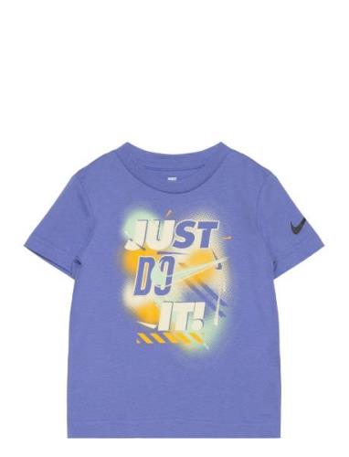 Nkb Jdi Energy Ss Tee Sport T-shirts Short-sleeved Blue Nike