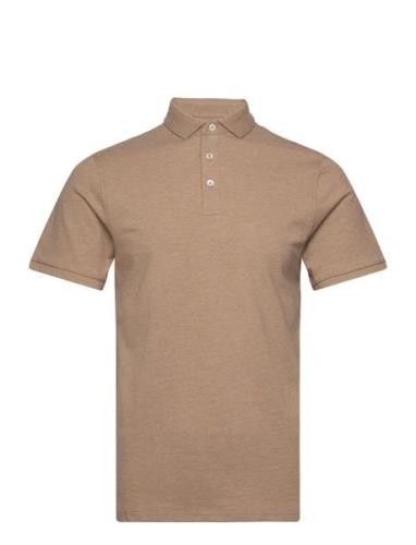 Bs Monir Regular Fit Polo Shirt Tops Polos Short-sleeved Brown Bruun &...
