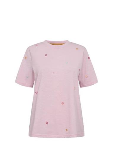 Nupilar T-Shirt - Gots Tops T-shirts & Tops Short-sleeved Pink Nümph