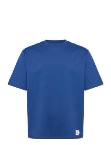 Mahudson 73 Tops T-shirts Short-sleeved Blue Matinique