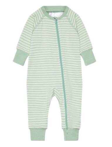 Two Way Zip - Pyjamas Classic Pyjama Sie Jumpsuit Haalari Green Geggam...