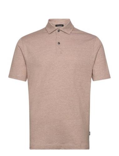 Press 56 Tops Polos Short-sleeved Beige BOSS