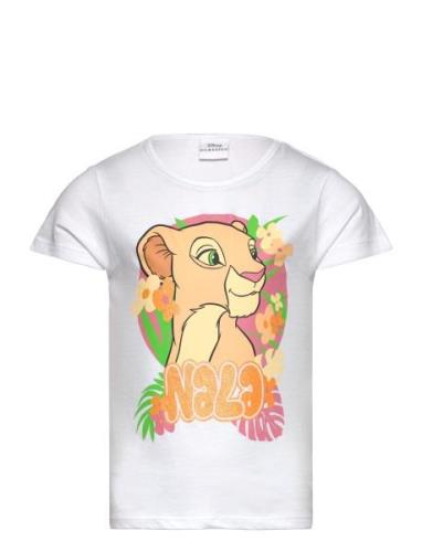Short-Sleeved T-Shirt Tops T-shirts Short-sleeved White Løvernes Konge