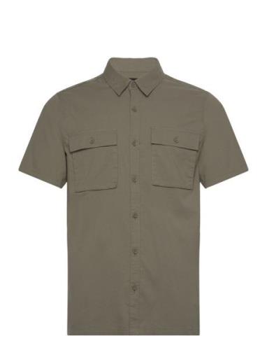 Hco. Guys Wovens Tops Shirts Short-sleeved Khaki Green Hollister