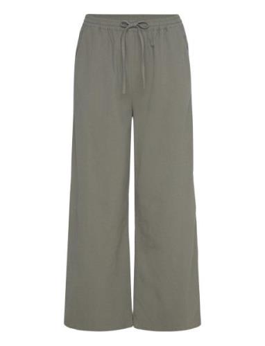 Sc-Cissie Bottoms Trousers Wide Leg Grey Soyaconcept