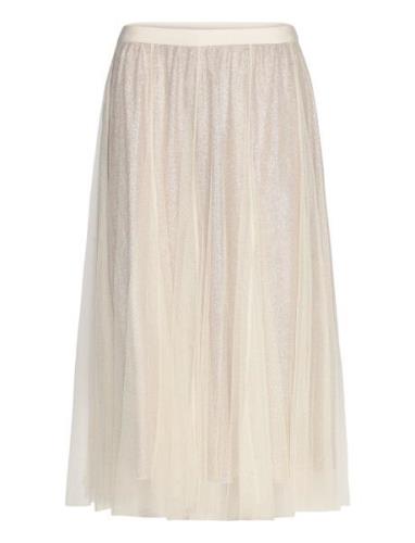 Skirt With Plisse And Glitter Polvipituinen Mekko Silver Coster Copenh...
