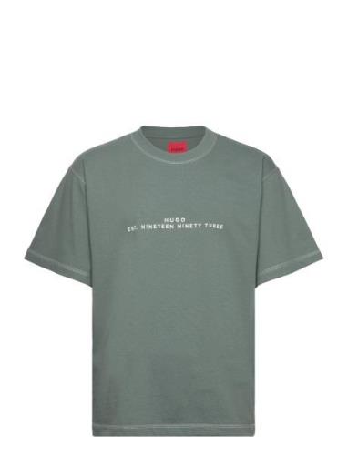 Dribes Designers T-shirts Short-sleeved Green HUGO