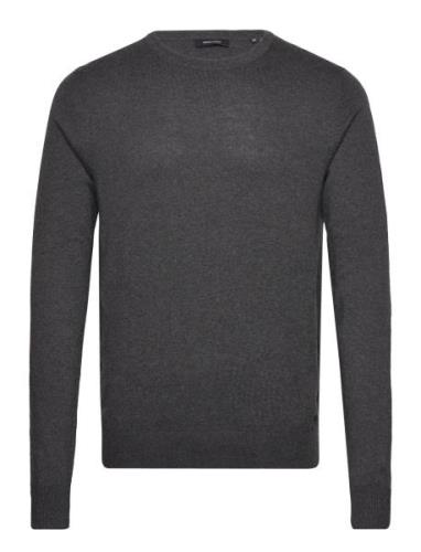 Jjeemil Knit Crew Neck Noos Tops Knitwear Round Necks Grey Jack & J S