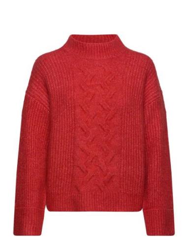 Mschchastine Peggy M Pullover Tops Knitwear Jumpers Red MSCH Copenhage...