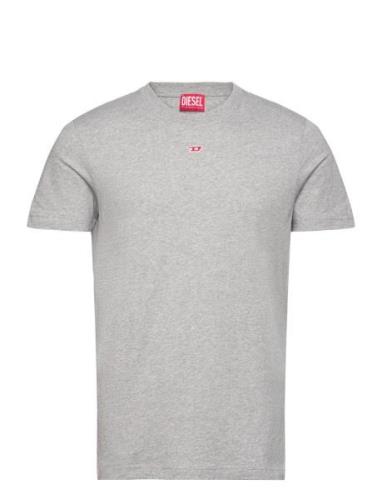 T-Diegor-D T-Shirt Tops T-shirts Short-sleeved Grey Diesel