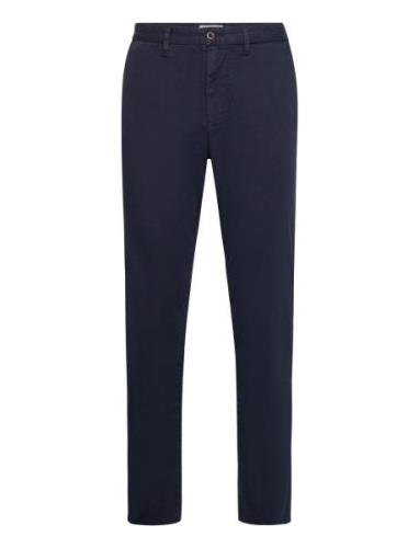 Reg Dobby Structure Chinos Bottoms Trousers Chinos Navy GANT