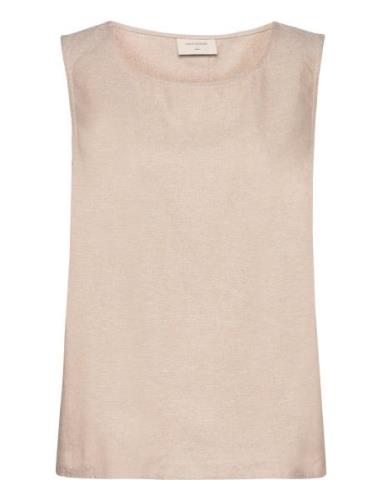 Fqlava-To Tops Blouses Sleeveless Beige FREE/QUENT