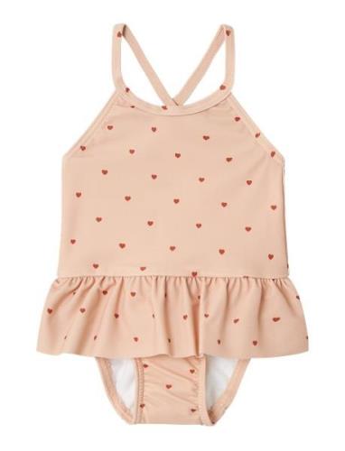 Nbfhelga Swimsuit Lil Uimapuku Uima-asut Pink Lil'Atelier