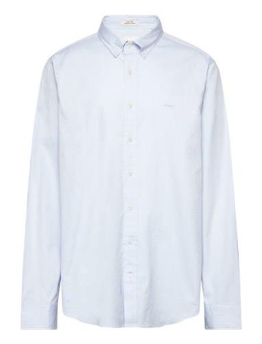 Slim Pinpoint Oxford Shirt Tops Shirts Casual Blue GANT