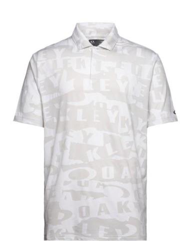Oakley Ransom Jacquard Tops T-shirts Short-sleeved White Oakley Sports
