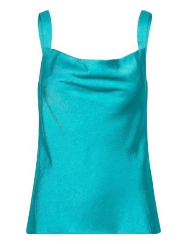 Magama Tops Blouses Sleeveless Blue Baum Und Pferdgarten