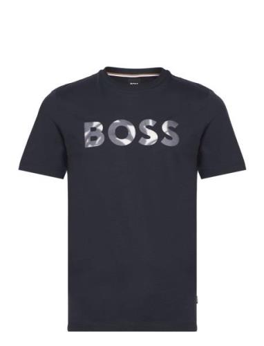 Thompson 15 Tops T-shirts Short-sleeved Navy BOSS