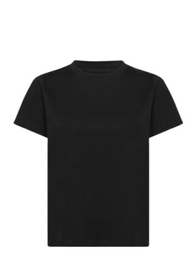 Jenna Tee Tops T-shirts & Tops Short-sleeved Black Creative Collective