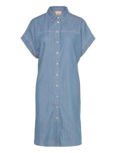 Casual Dress Polvipituinen Mekko Blue Brandtex