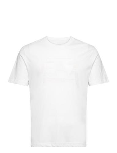 T-Shirt Tops T-shirts Short-sleeved White EA7